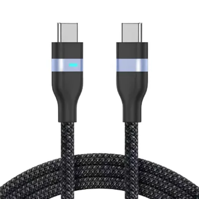 C to C Braided Charging Cable